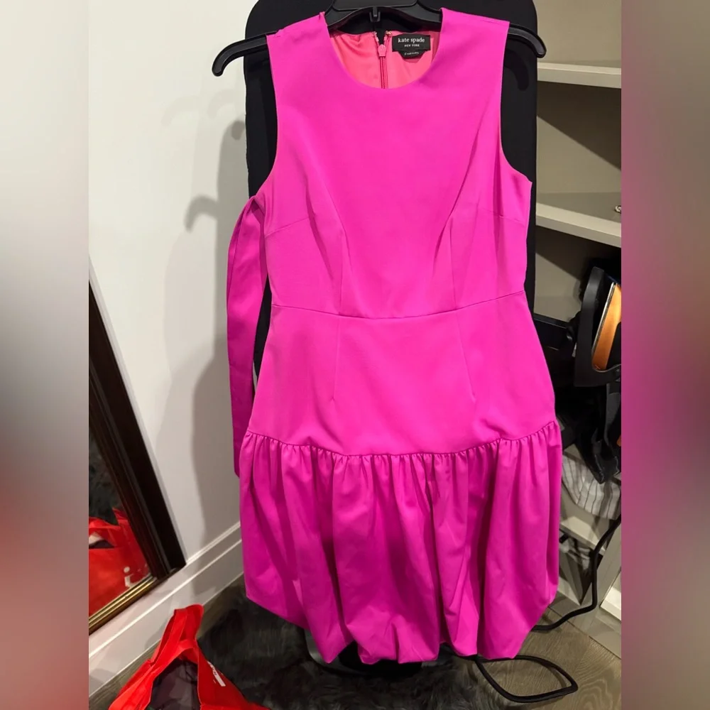 Kate Spade Vibrant Pink Mini Dress - Picture 4 of 6